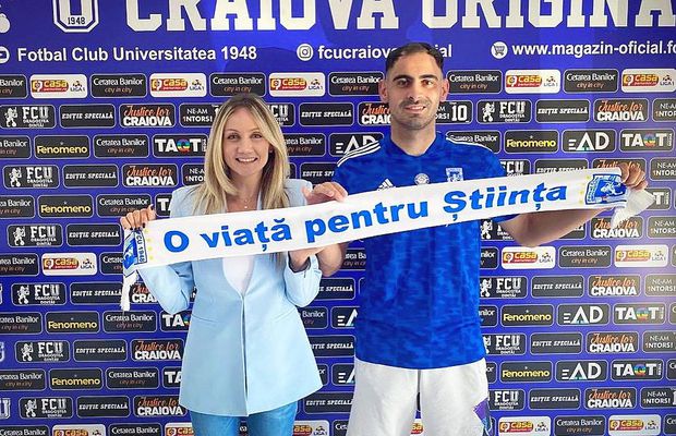 FCU Craiova, două transferuri într-o zi! A semnat fotbalistul Luanei și s-a întors „fiul rătăcitor” al lui Mititelu