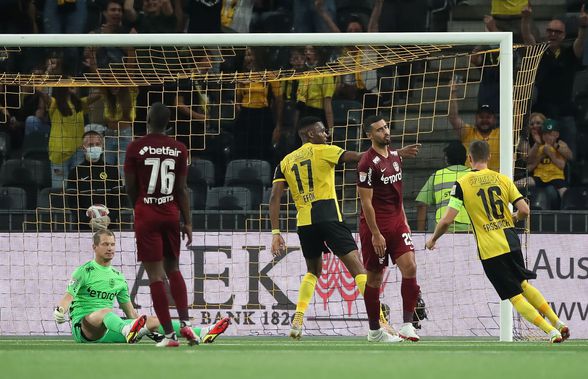 Young Boys Berna - CFR Cluj 3-1 » Campioana României, eliminată din Liga Campionilor. Duel greu în play-off-ul Europa League