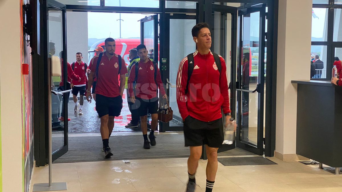 Jucătorii lui Sepsi au ajuns la stadion pentru meciul cu Aktobe