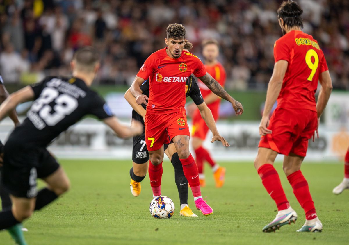 Cu om în plus 30 de minute, FCSB n-a tras pe poarta lui Nordsjaelland! Atmosferă fabuloasă, probleme de arbitraj și calificare amânată