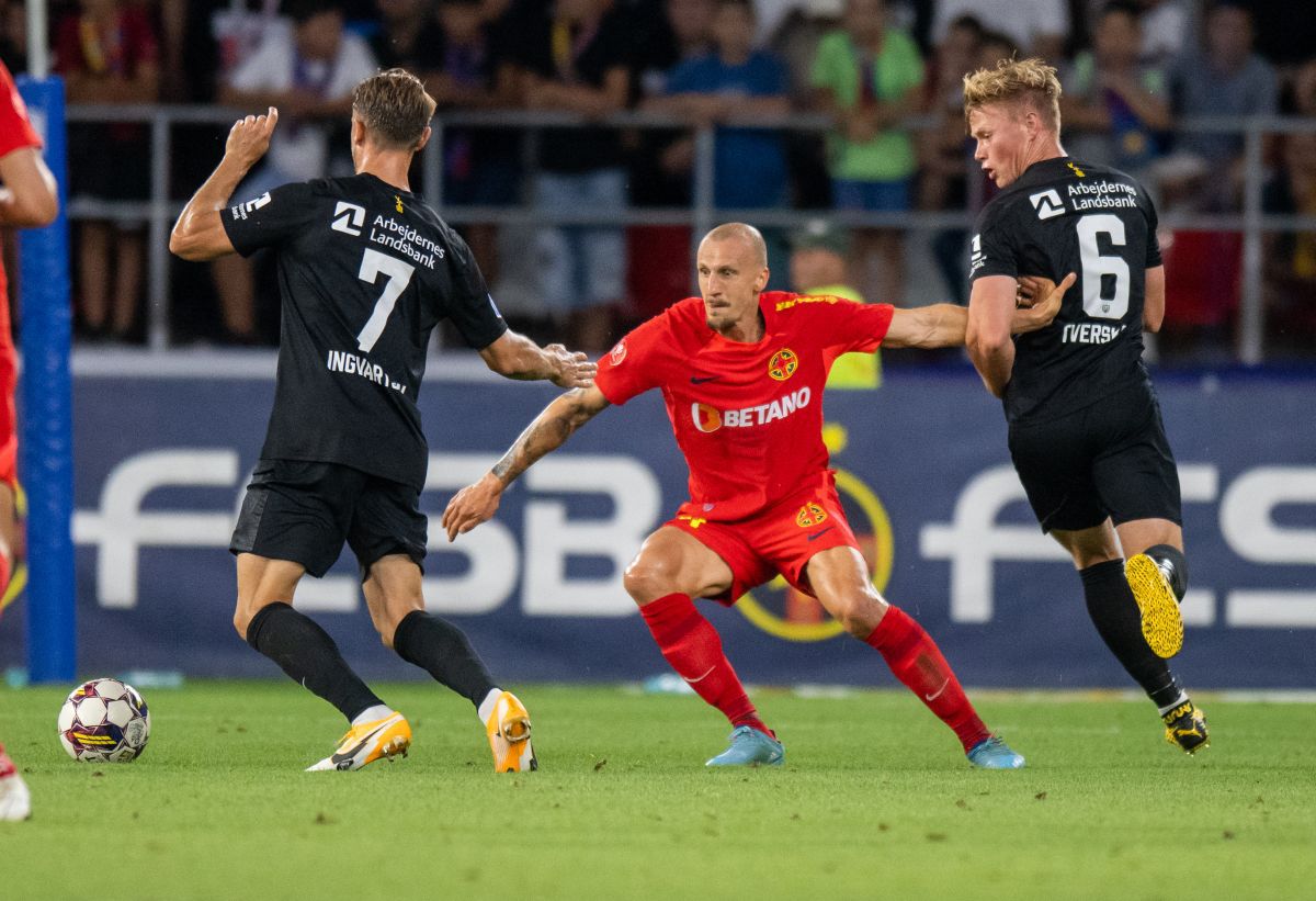 Cu om în plus 30 de minute, FCSB n-a tras pe poarta lui Nordsjaelland! Atmosferă fabuloasă, probleme de arbitraj și calificare amânată