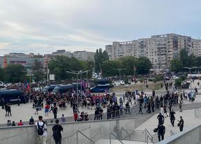 Galeria celor de la FCSB a ajuns în Ghencea » Câți oameni au fost în corteo + scandarea favorită