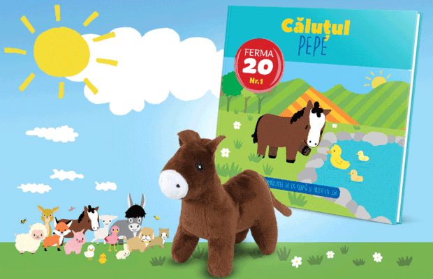 Colecția educativă “Animăluțele de la fermă”, la chioșcurile de ziare