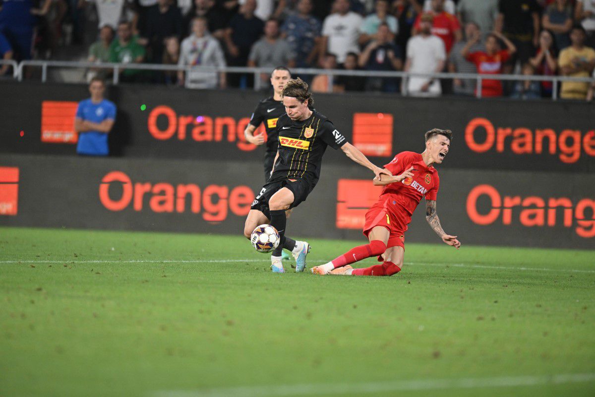 FCSB a cerut trei penalty-uri cu Nordsjaelland! tribunele au explodat: „Hoții, hoții!” » Fotoreporterul GSP a surprins cadru cu cadru cea mai fierbinte fază a meciului