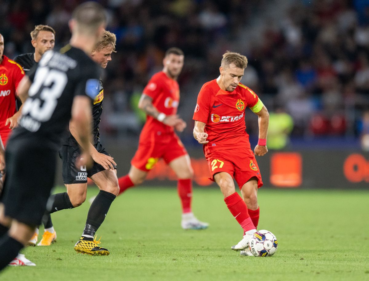 Cu om în plus 30 de minute, FCSB n-a tras pe poarta lui Nordsjaelland! Atmosferă fabuloasă, probleme de arbitraj și calificare amânată