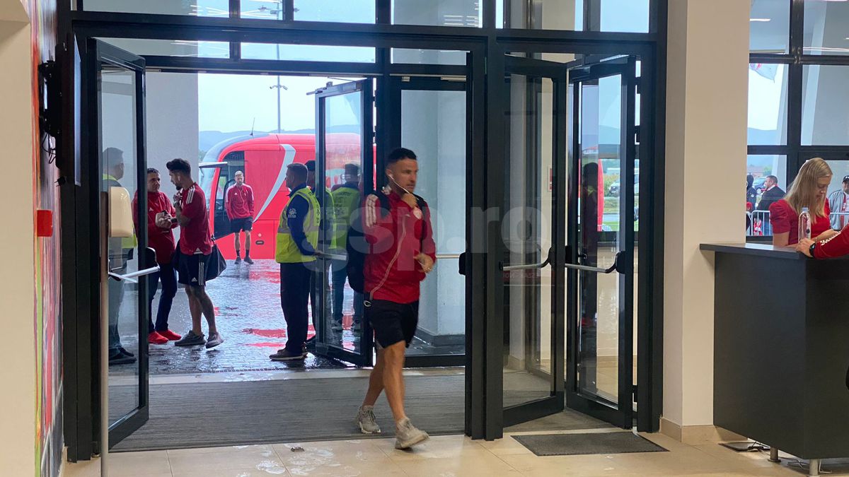 Jucătorii lui Sepsi au ajuns la stadion pentru meciul cu Aktobe