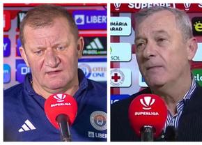 Dorinel Munteanu și Mircea Rednic, contre după UTA - Oțelul 1-1 » „Cum să meriți victoria când cel mai bun jucător e portarul?” vs. „Periculoși doar prin șuturi de la distanță”