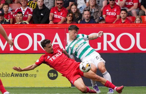 Cum s-a descurcat Aberdeen, posibila adversară a celor de la FCSB, în fața campioanei Celtic