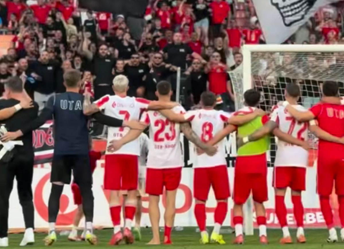 Imagini spectaculoase din Superligă: „Cine e pe primul loc? UTA e!”