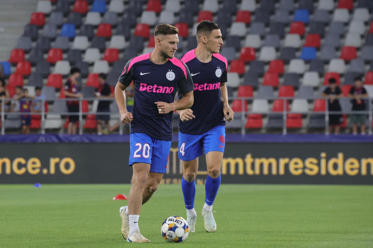 FCSB - Unirea Slobozia, imagini de la nivelul gazonului