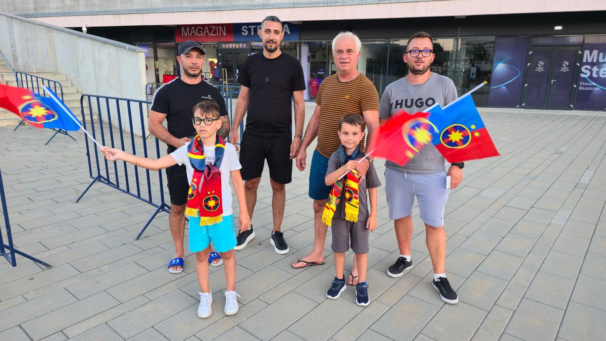 FCSB - Unirea Slobozia, imagini înaintea partidei din Ghencea