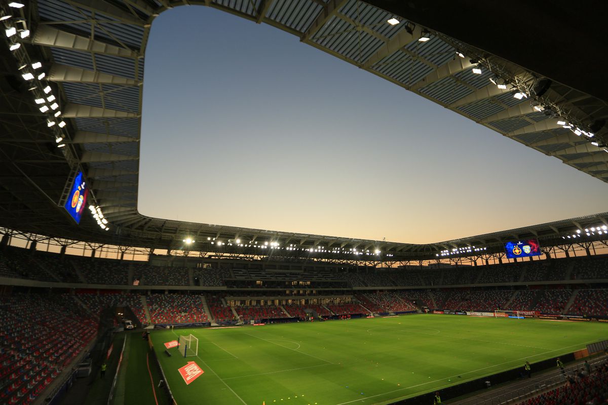 FCSB - Unirea Slobozia, imagini de la nivelul gazonului