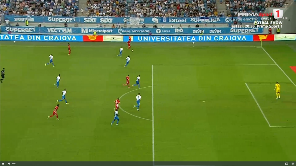 De ce nu a intervenit VAR în faza cu scandal de la Universitatea Craiova - Hermannstadt