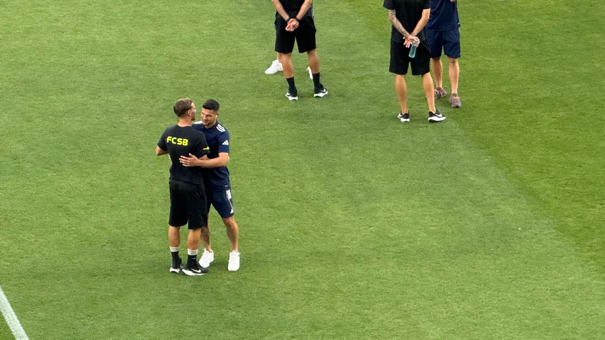 FCSB - Unirea Slobozia, imagini de la nivelul gazonului