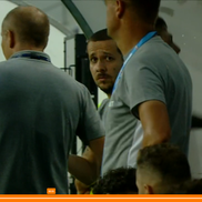 Mirel Rădoi, criză de nervi în Craiova - Hermannstadt. FOTO: captură Orange Sport