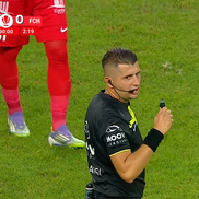 Golul lui Chițu, anulat în Craiova - Hermannstadt. FOTO: captură Prima Sport