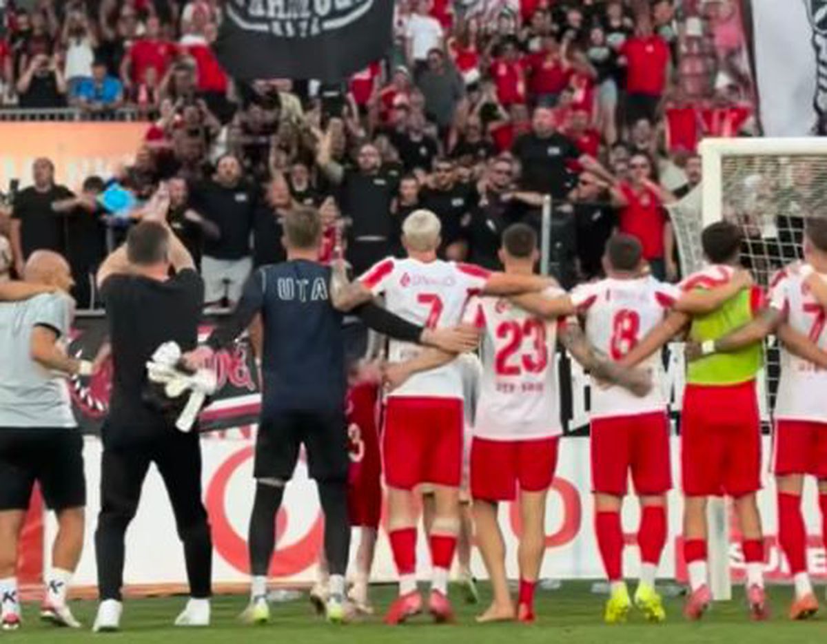 Imagini spectaculoase din Superligă: „Cine e pe primul loc? UTA e!”