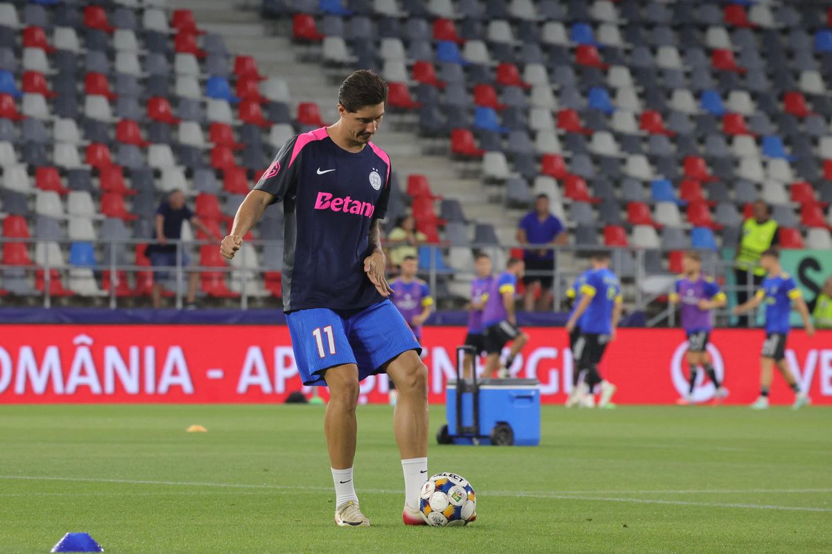 FCSB - Unirea Slobozia, imagini de la nivelul gazonului