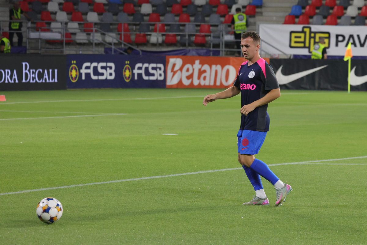 FCSB - Unirea Slobozia, imagini de la nivelul gazonului