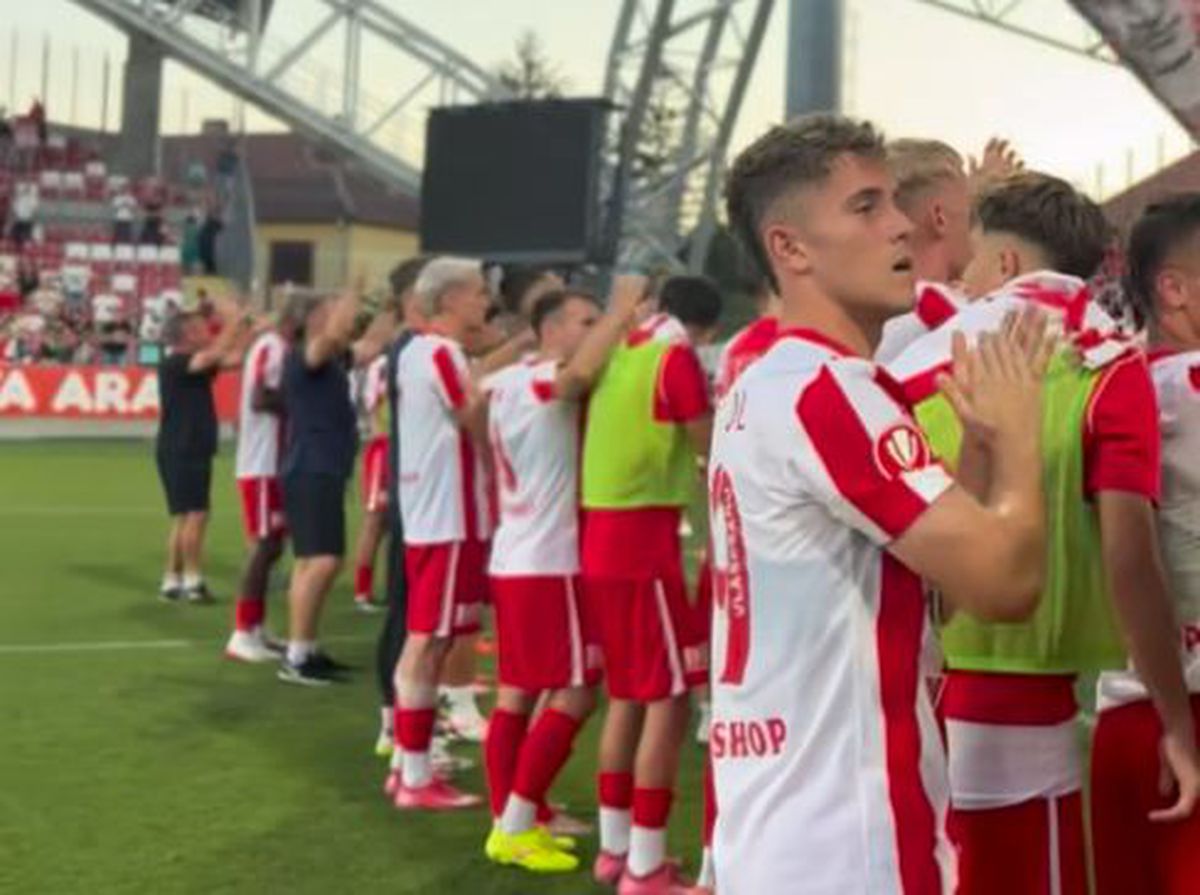 Imagini spectaculoase din Superligă: „Cine e pe primul loc, cine e pe primul loc?”