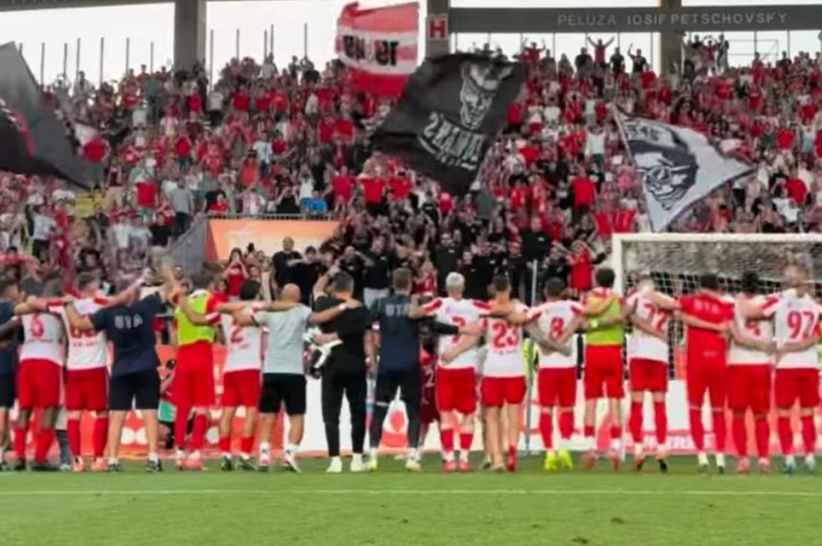 Imagini spectaculoase din Superligă: „Cine e pe primul loc, cine e pe primul loc?”