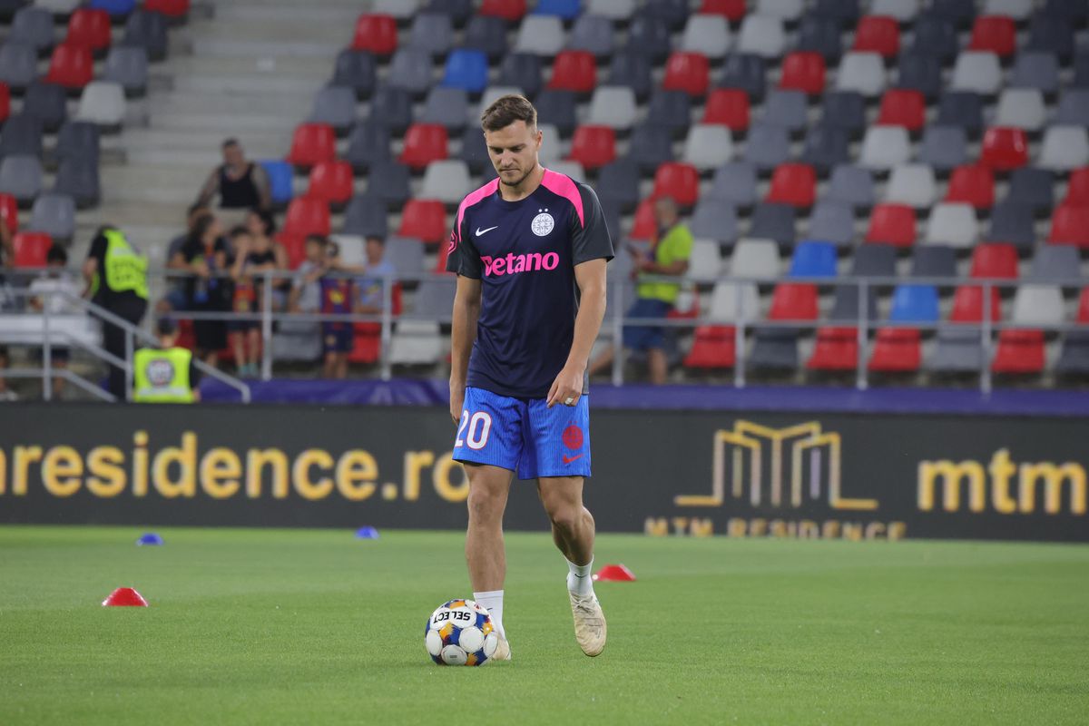 FCSB - Unirea Slobozia, imagini de la nivelul gazonului