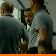 Mirel Rădoi, criză de nervi în Craiova - Hermannstadt. FOTO: captură Orange Sport