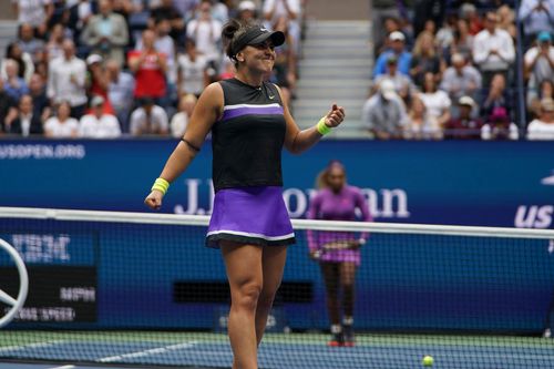 Bianca Andreescu, triumfătoare la US Open, în 2019/Foto: Imago Images
