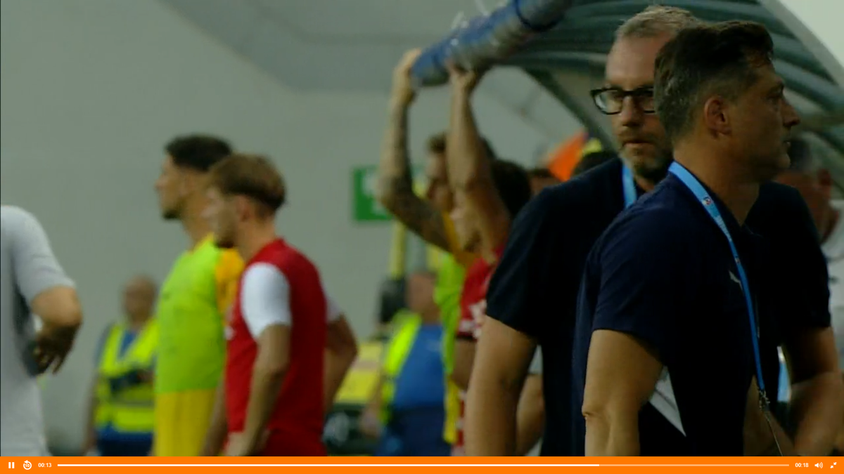 Ce a fost asta? Imagini șocante cu Mirel Rădoi, într-un acces de FURIE și un nou gest violent