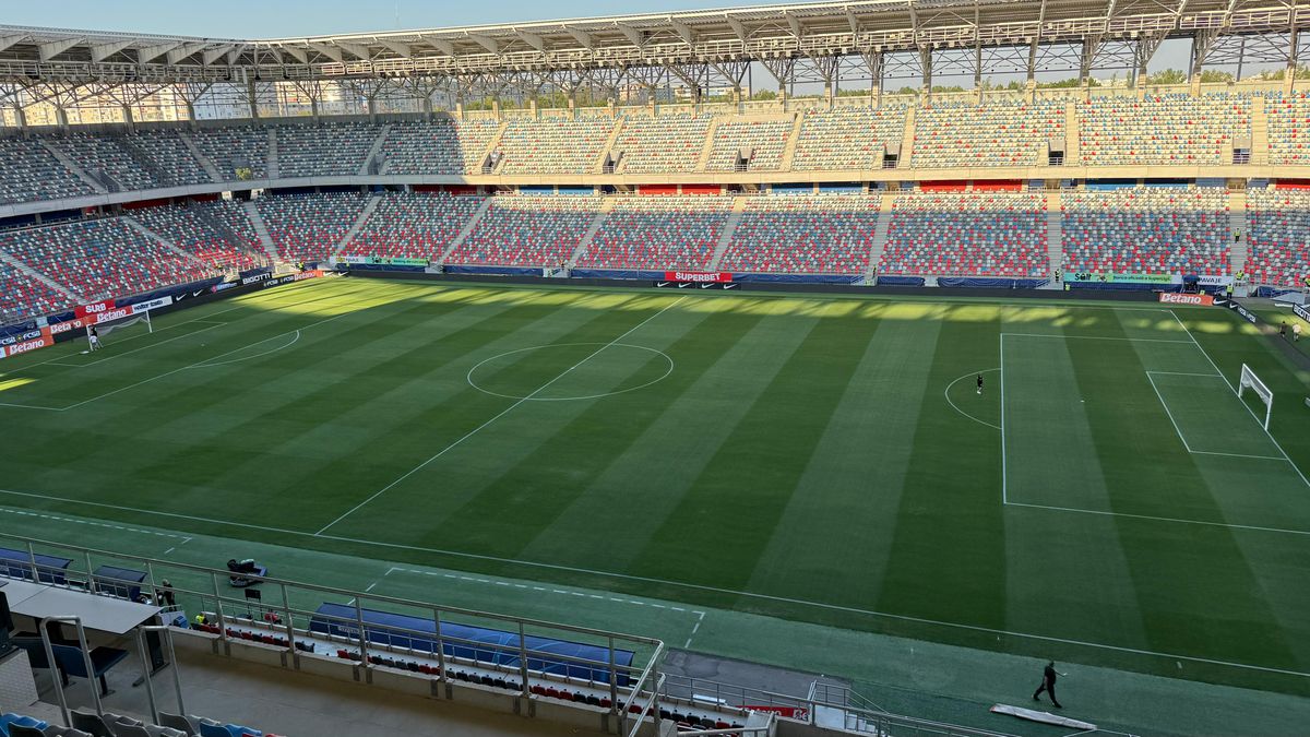 FCSB - Unirea Slobozia, imagini înaintea partidei din Ghencea