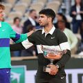 Jannik Sinner și Carlos Alcaraz/Foto: Getty Images