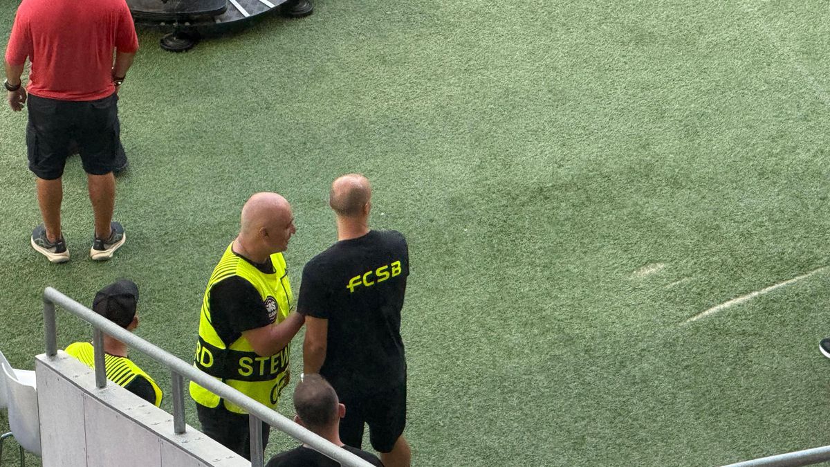 FCSB - Unirea Slobozia, imagini de la nivelul gazonului