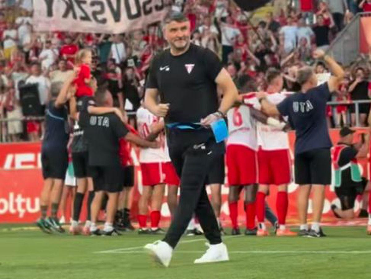 Imagini spectaculoase din Superligă: „Cine e pe primul loc? UTA e!”