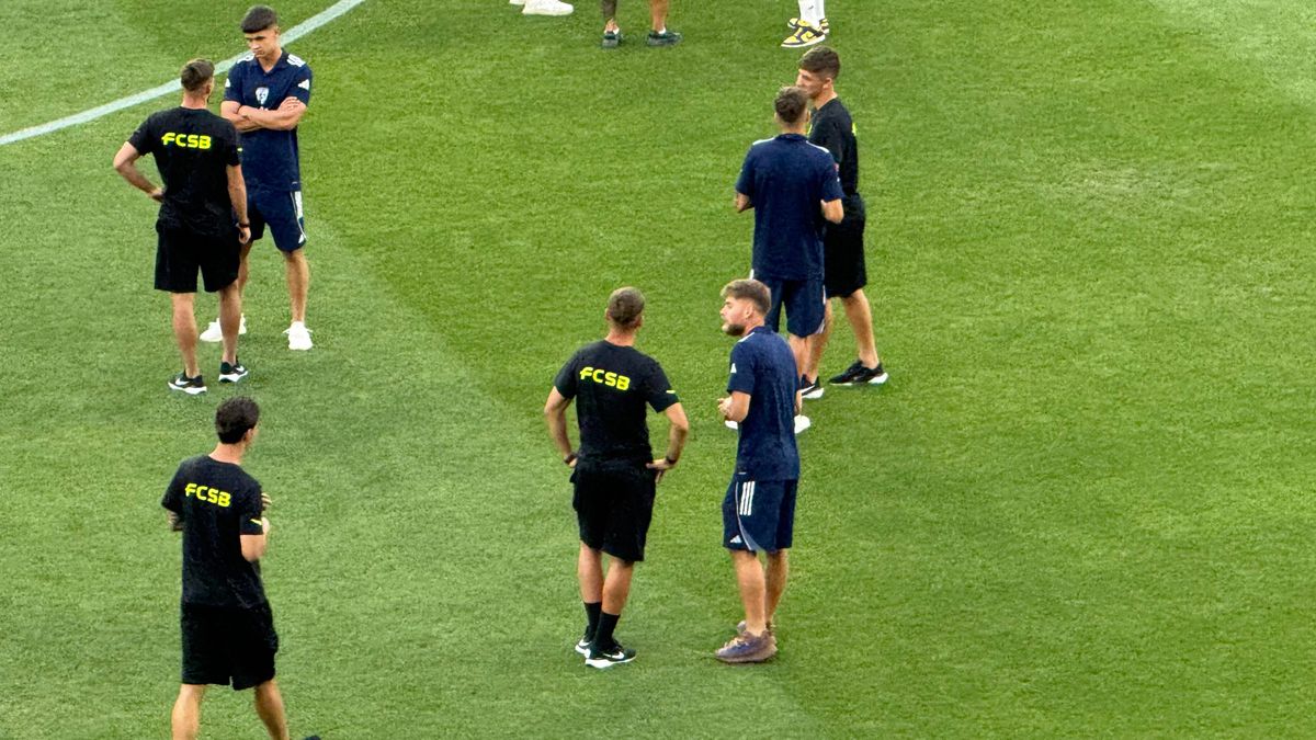 FCSB - Unirea Slobozia, imagini de la nivelul gazonului