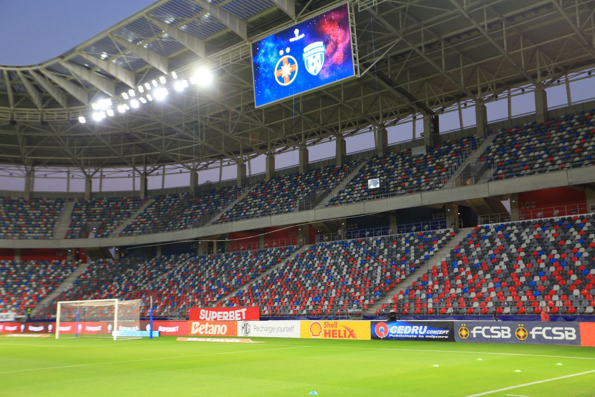 FCSB - Unirea Slobozia, imagini de la nivelul gazonului