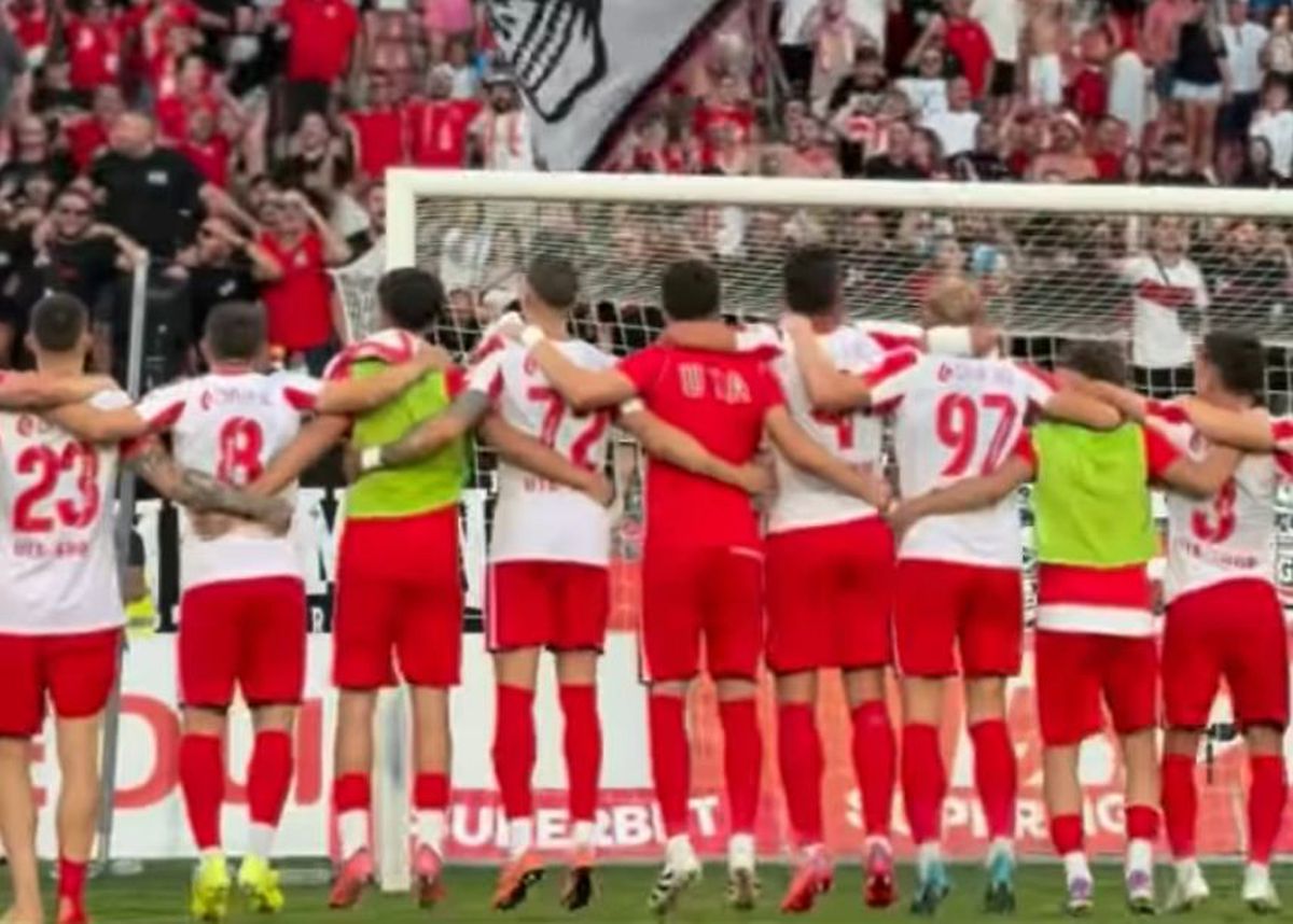 Imagini spectaculoase din Superligă: „Cine e pe primul loc? UTA e!”