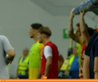 Mirel Rădoi, criză de nervi în Craiova - Hermannstadt. FOTO: captură Orange Sport
