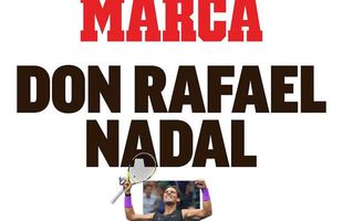 FOTO Rafael Nadal, glorificat de presa internațională după succesul răsunător de la US Open » Cele mai tari pagini întâi