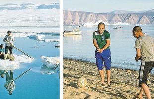 Schimbări climatice șocante: fotbal pe nisip, în Groenlanda, unde totul era înghețat acum 50 de ani!
