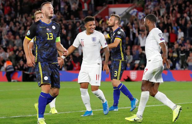 PRELIMINARII EURO 2020 // FOTO Seară de excepție cu 34 de goluri! OPT s-au marcat în Anglia - Kosovo, victorii fără emoții pentru Franța și Portugalia + surpriză mare provocată de Albania