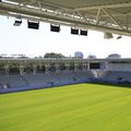 Lucrările la stadionul ”Arcul de Triumf” se apropie de final. Gazeta a vizitat azi șantierul și a făcut un prim tur al noii arene pe care se bat deja cluburile de fotbal.