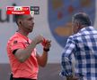 Scene de neînțeles la Hermannstadt - Petrolul! A sărit la arbitru după ce echipa sa a dat gol » Colegii s-au chinuit să-l țină în frâu