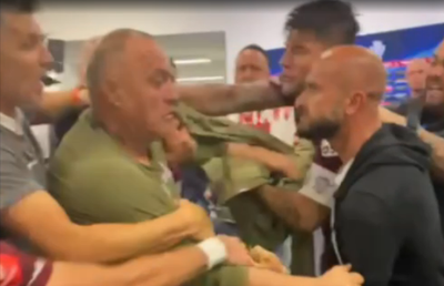 Săpunaru, reacții golănești după eșecul cu Craiova! Scandal cu jandarmii pe teren + a sărit la bătaie pe tunel » Colegii s-au chinuit să-l oprească