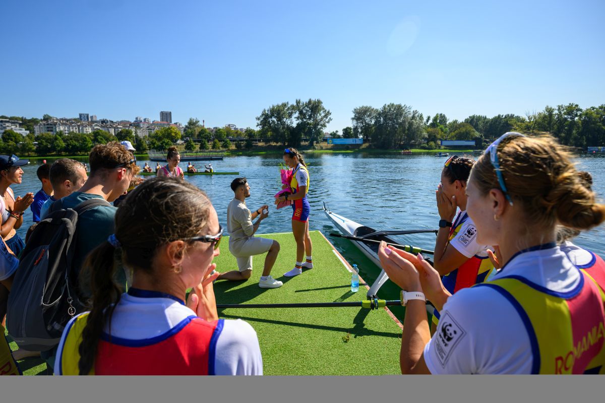 Magdalena Rusu, cerută în căsătorie după titlul mondial la canotaj