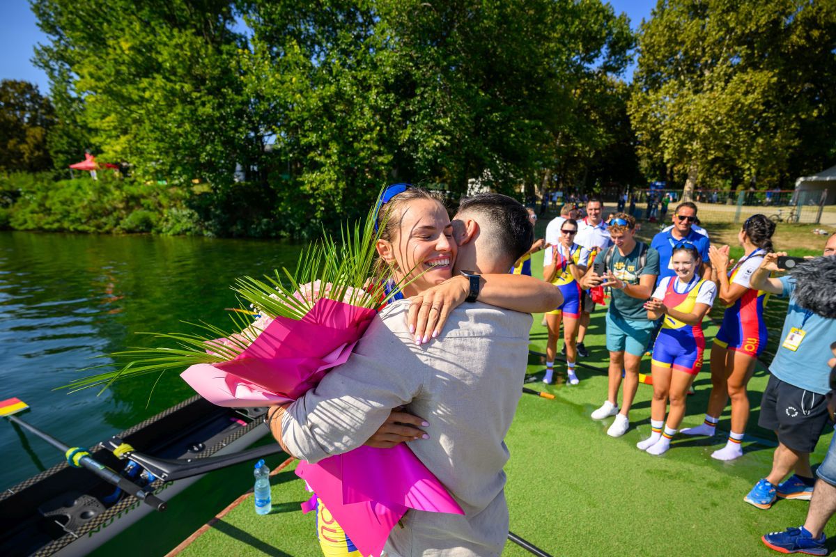 Magdalena Rusu, cerută în căsătorie după titlul mondial la canotaj