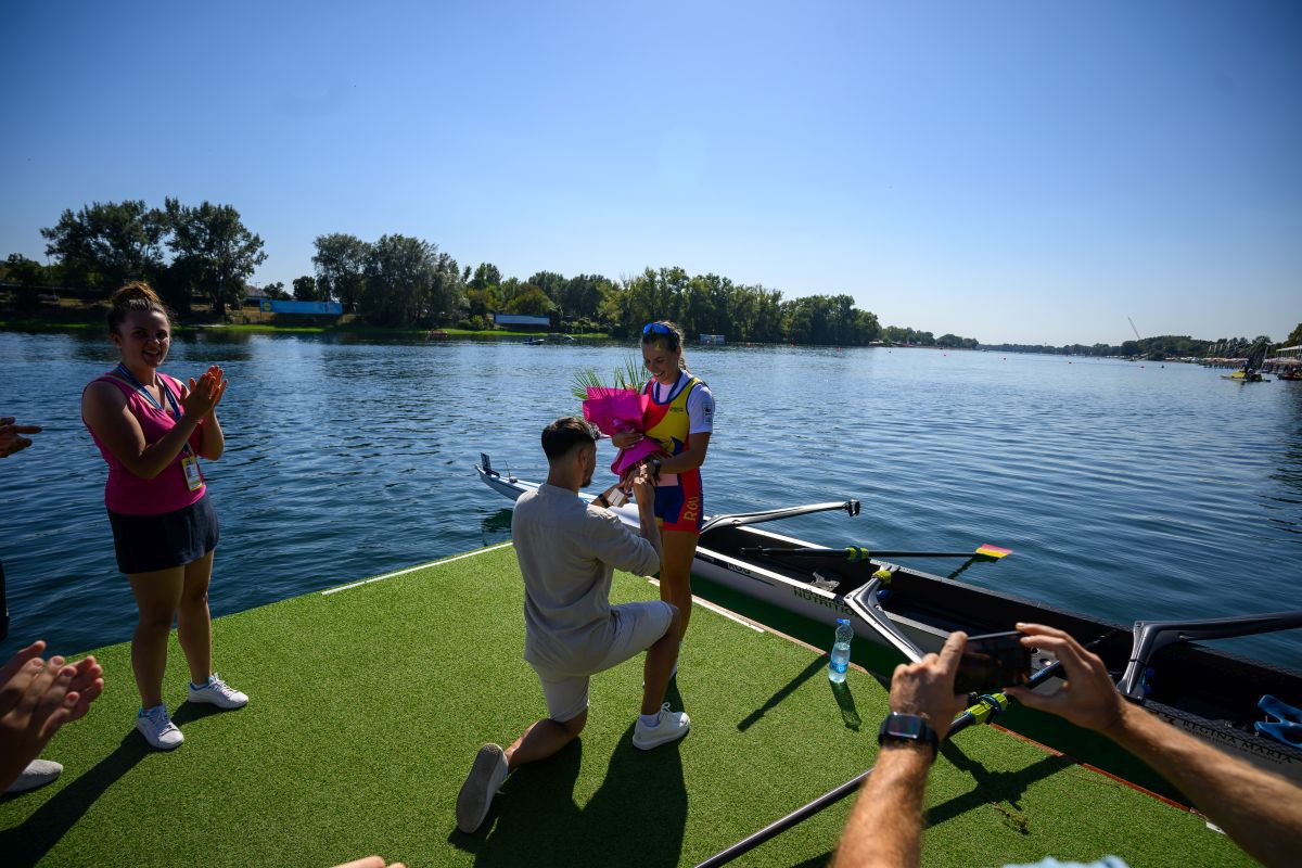 Magdalena Rusu, cerută în căsătorie după titlul mondial la canotaj