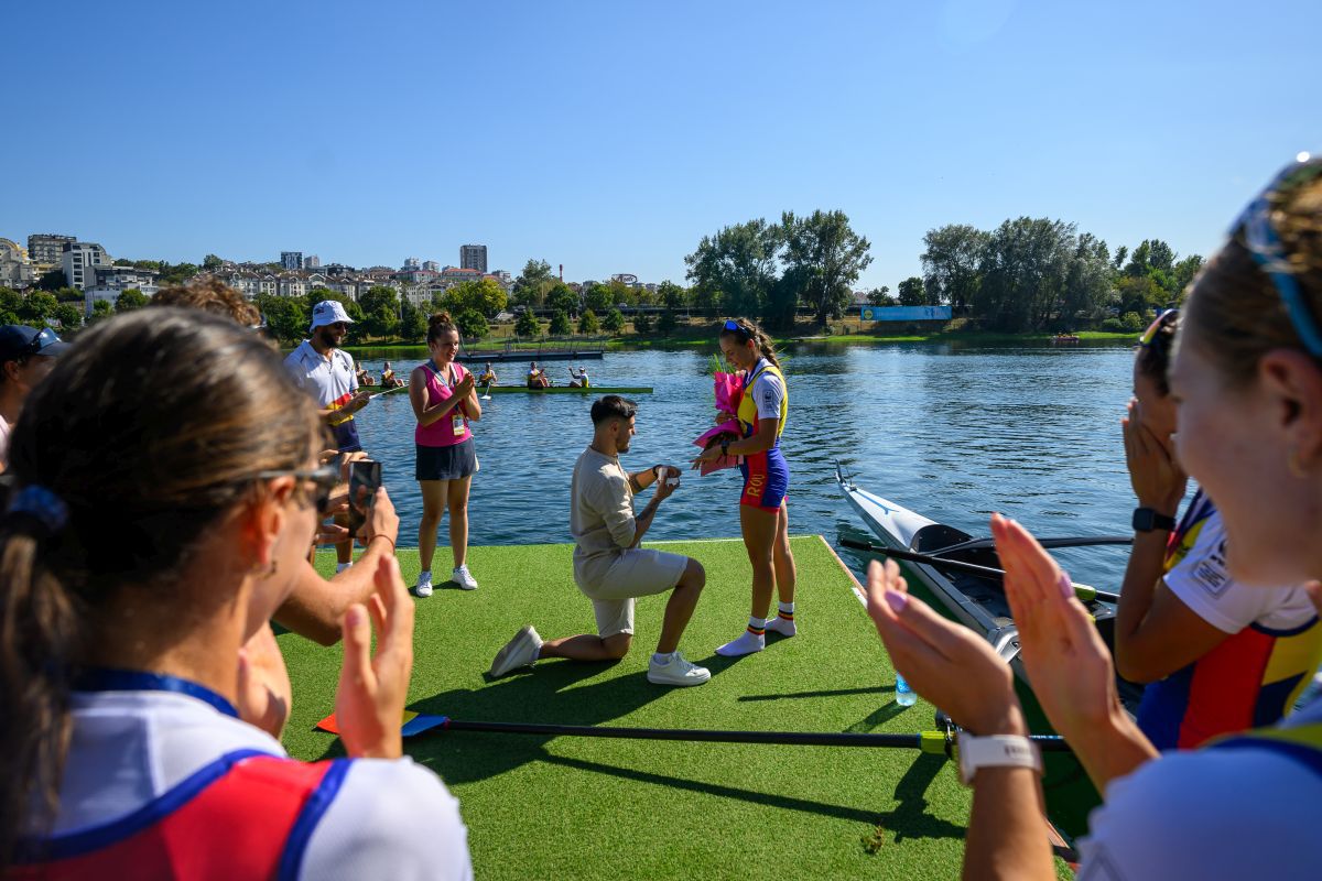 Magdalena Rusu, cerută în căsătorie după titlul mondial la canotaj