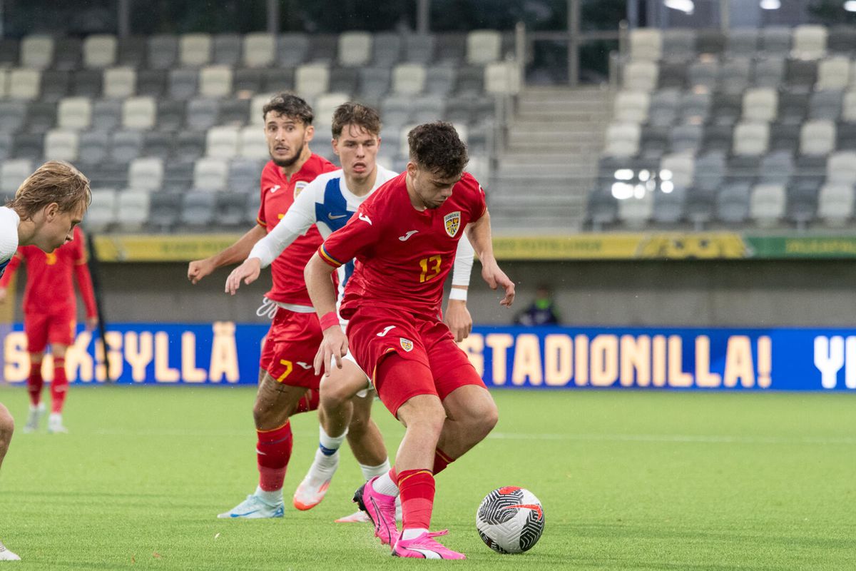 Pan-KO! România U21 pierde primul loc în preliminariile Euro 2025! Eșec usturător în Finlanda