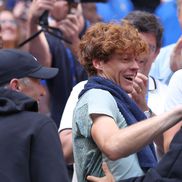 Momentul Cahill - Jannik Sinner, imediat după triumful italianului de la US Open / FOTO: Imago Images