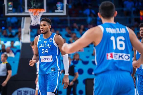 Giannis Antetokounmpo, MVP-ul Greciei la EuroBasket 2025/Foto: fiba.basketball